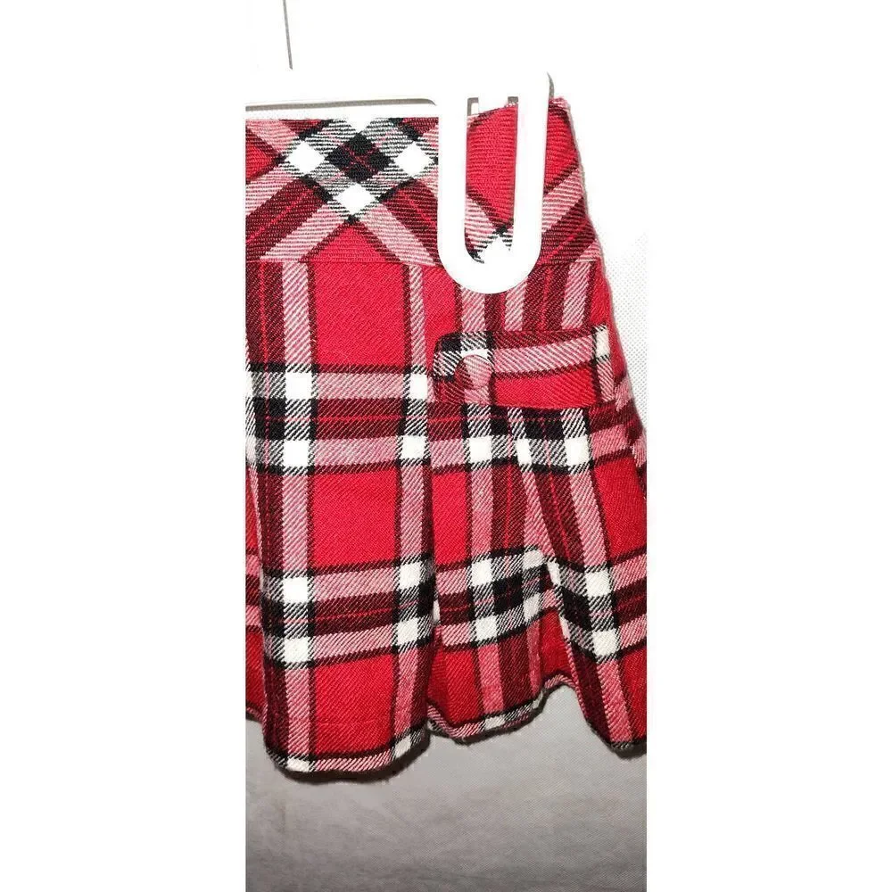 Wool blend Buffalo Plaid children's skirt. St. Bernard for Dunnes Store. Size 3-